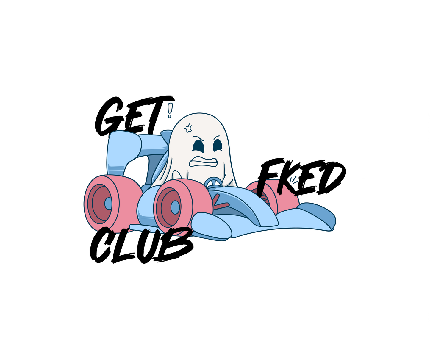 GETFKEDCLUB Race Team - Sticker