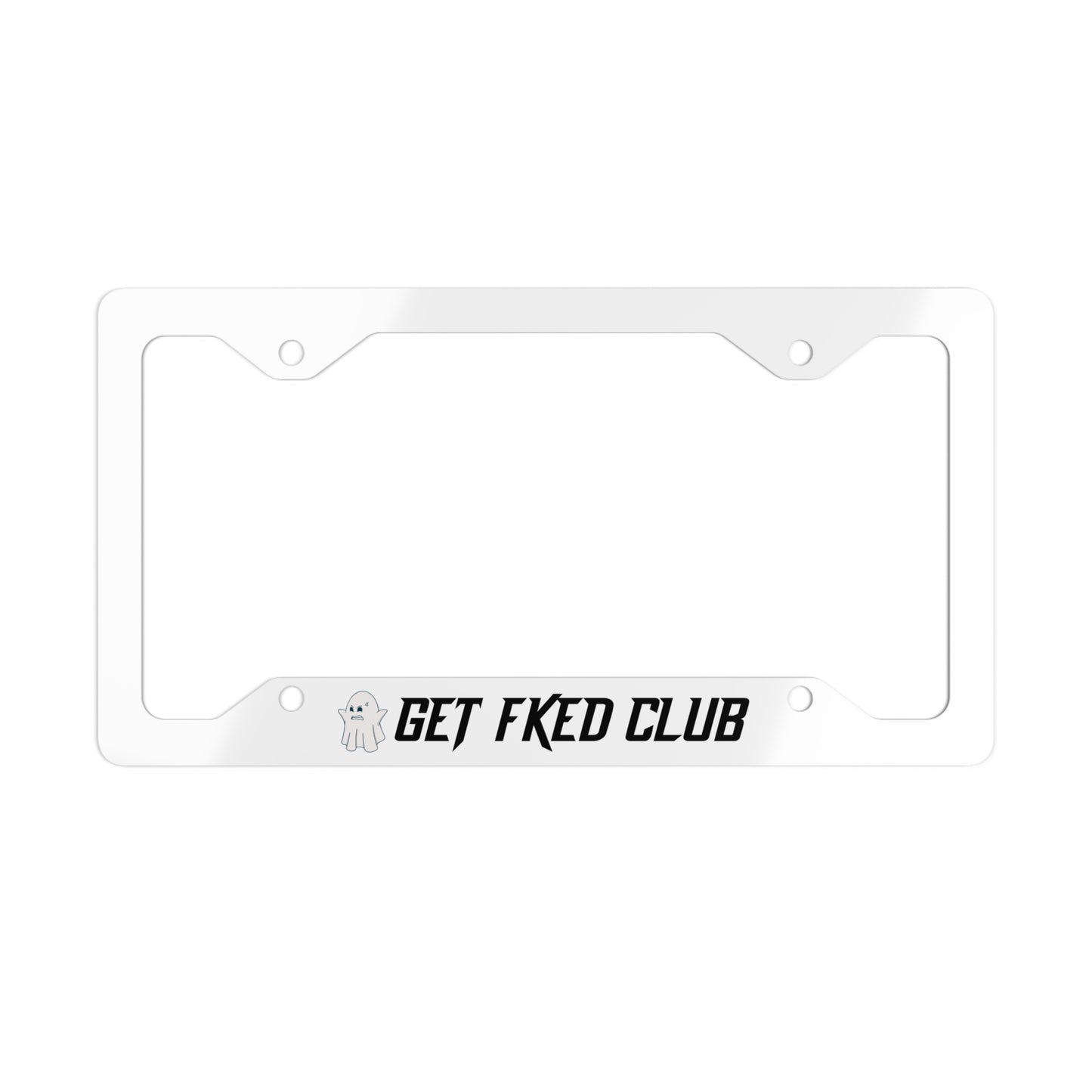 GETFKEDCLUB Metal Plate Frame