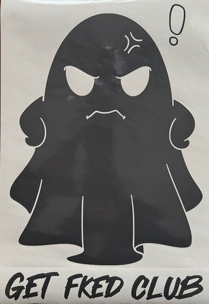 GETFKEDCLUB Rear Windshield Banner